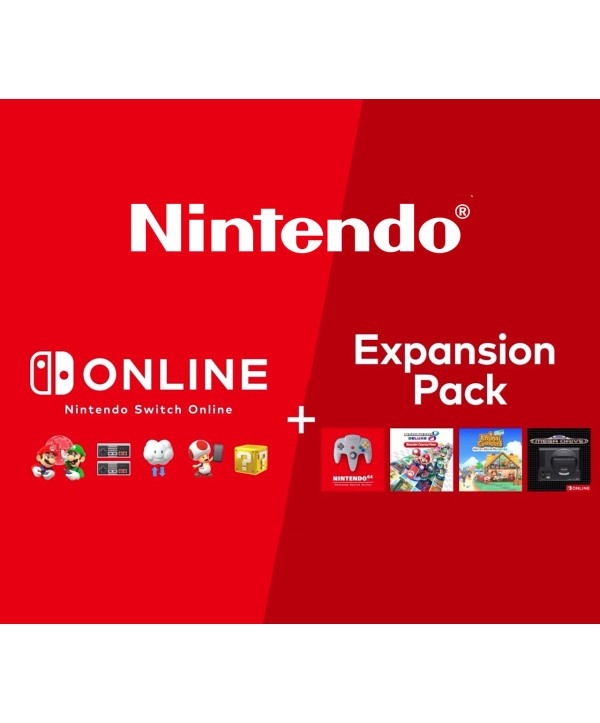 Switch Online - 12 Months 365 Days Individual Membership + Expansion Pack Nintendo eShop Key EUROPE